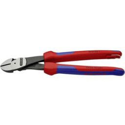 Pince coupante diagonale à forte démultiplication avec oeillet de fixation Knipex 74 22 250 T 250 mm 1 pc(s)