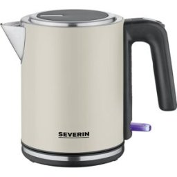 Severin 9577 Bouilloire sans BPA, voyant lumineux beige, noir