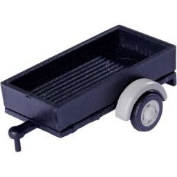 Carson Modellsport 504155 1:87 Pritschenanhänger m. Anhängerkuppl. 1:87 Remorque pour voiture