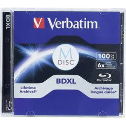 Blu-ray M-DISC vierge Verbatim 98912 100 GB 1 pc(s) jewelcase