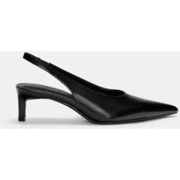 Pull&Bear Escarpins Ouverts À L’arrière Noir 36 female