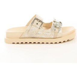 Claquette Guess Fatema logo 4G Femme Beige 40