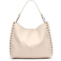 Sac Bandouliere Misako Prido grand sac hobo avec détails métalliques Beige
