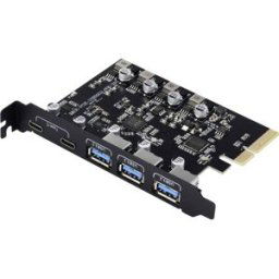 Renkforce RF-6613196 3+2 ports Carte contrôleur USB 3.1 USB-C® (USB 3.2 Gen 2)