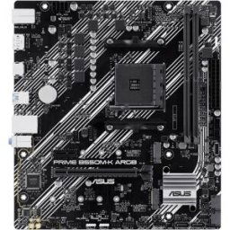 Asustek Computer PRIME B550M-K ARGB Carte mère Socket (PC) AMD AM4 Facteur de forme (détails) Micro-ATX Chipset de la carte mère AMD® B550