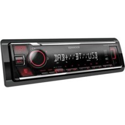 Kenwood KMMBT408DAB Autoradio kit mains libres bluetooth, port pour commande au volant, tuner DAB+