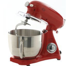 DCG KM1510R 7l - Batteur mélangeur planétaire - Avec cuve en acier de 7 litres - Multifonction à enclenchement rapide