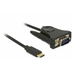 Delock USB 2.0 Adaptateur [1x USB-C® mâle - 1x RS232 mâle] 62964 1.8 m