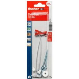 Fischer 537264 fischer DuoTec 10 RH K NV Set de chevilles 50 mm 1 set