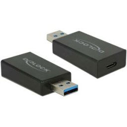 Delock USB 2.0 Adaptateur [1x USB 3.1 mâle A - 1x USB-C® 3.1 femelle] 65689
