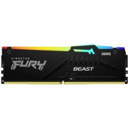 Kingston FURY Beast RGB Module mémoire pour PC DDR5 8 GB 1 x 8 GB non-ECC 6000 MHz DIMM 288 broches CL36 KF560C36BBEA-8