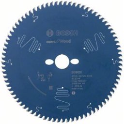 Bosch Accessories Expert for Wood 2608644343 Lame de scie circulaire 254 x 30 x 1.8 mm Nombre de dents: 80 1 pc(s)