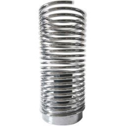 Lampe ressort design Massive années 90 argent 12x12x21