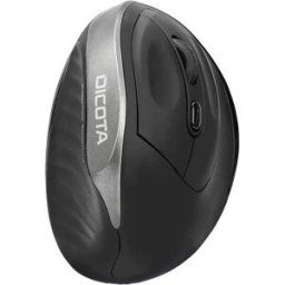 Dicota RELAX Souris ergonomique sans fil optique noir 5 Boutons 800 dpi, 1200 dpi, 1600 dpi ergonomique