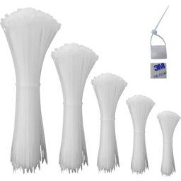 Quadrios 23CA240 23CA240 Serre-câble blanc stabilisé aux UV 1020 pc(s)