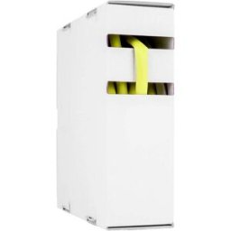 Hongshang 211184248 Gaine thermorétractable sans colle jaune 9.50 mm 4.80 mm Taux de retreint:2:1 10 m