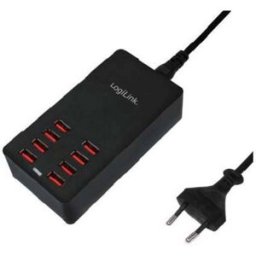 Station de charge USB LogiLink PA0140 Courant de sortie (max.) 8800 mA 8 x 8x USB-A auto-détection