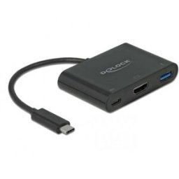 Delock USB 2.0 Adaptateur [1x USB-C® mâle - 1x HDMI femelle, USB-C® femelle (Power Delivery)] 64091 0.15 m