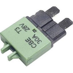 Hansor Circuit Breaker Standard, type 3, Manual Reset, 30A CBE3 Series 30A Disjoncteur pour fusible plat standard 30 A vert 1 pc(s)