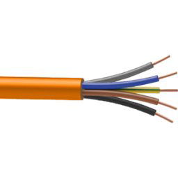 bis-electric Cable CR1-C1 anti-feu 5G2.5mm² à la coupe (minimum 10m)