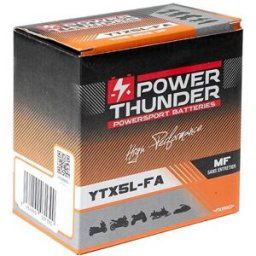 Batterie Power Thunder YTX5L-FA 12V 4 Ah prête à l’emploi