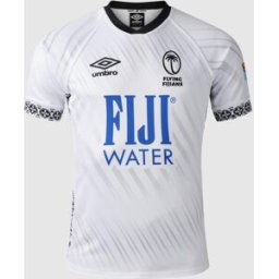 Umbro Flying Fijians Home Shirt 2025 Adults Blanc 2X Grand. Male