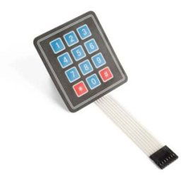 Whadda WPI300 Clavier à membrane 1 pc(s)