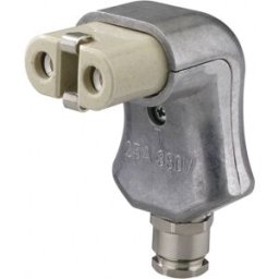 Connectique pour appareils chauffants série (connecteur réseau) 344 Kalthoff 344K/A/PGWi 840014 femelle, coudé Nombre total de pôles: 2 + PE 16 A aluminium 1