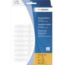 HERMA Etiquette bijouterie, 10 x 49 mm, en semi carton