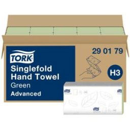 Essuie-mains en papier Tork H3 Advanced - 2 plis en V - Carton de 15 paquets