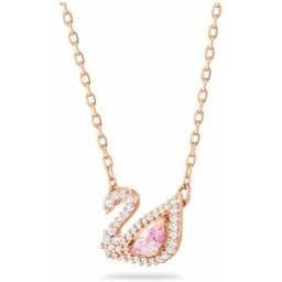 Collier et pendentif Swarovski 5469989 - Collier et pendentif Cigne Doré Rose Femme female