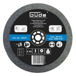 GÜDE Meule abrasive pour touret G55236 - 175 x 25 mm - grain 60 5553