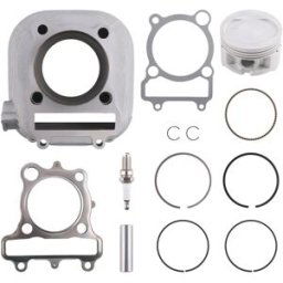 Maxpeedingrods Kit cylinder piston gasket compatible pour yamaha bear tracker 250 de 1999 a 2004 neuf