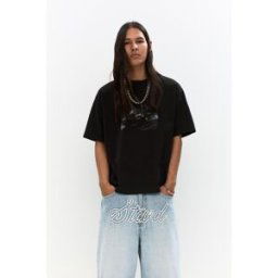 Pull&Bear T-Shirt Gnx Graphique Voiture Noir L male