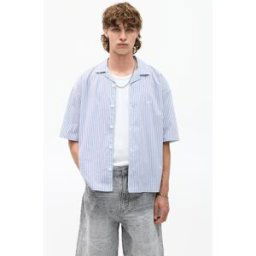 Pull&Bear Chemise Manches Courtes Rayures Stwd Rayures L male