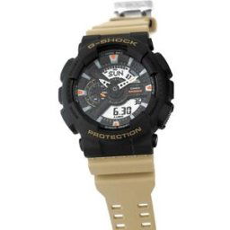 Montre Casio GA-110TU-1A5ER, Quartz, 51mm, 20ATM Noir