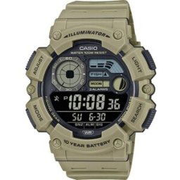 Montre Casio WS-1500H-5BVEF, Quartz, 50mm, 10ATM Beige