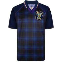 Score Draw Scotland '96 Home Shirt Adults Bleu L Male