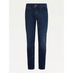 Tommy Hilfiger Straight Denton Jeans Indigo 1BS 32W L Male