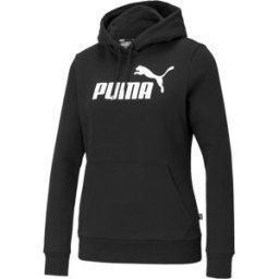 Puma Logo Ladies Hoody Noir/Blanc 12 (M) Female