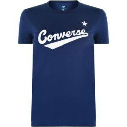 Converse Nova Logo T Shirt Ladies Marine 12 (M) Female