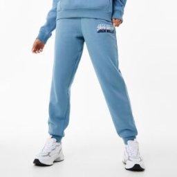 Jack Wills Stacked Graphic Jogger Bleu Ombre 16 (XL) Female