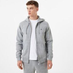 Jack Wills Pheasant Logo Zip Hoodie Marl gris L Male