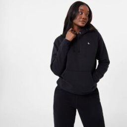Jack Wills Astbury Pheasant Logo Hoodie Noir 12 (M) Female