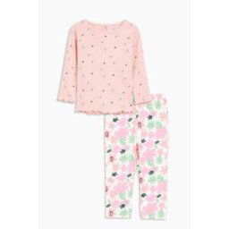 Hello World Baby Girls Floral T-Shirt And Legging Rose/Multicolore 6-9 mois Female