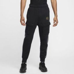 Nike Nsw Sw Air Cargo Pant Flc Bb Noir/Or S Male