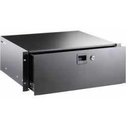 Tiroir de rack 19 pouces 4 UH Adam Hall 87404 acier