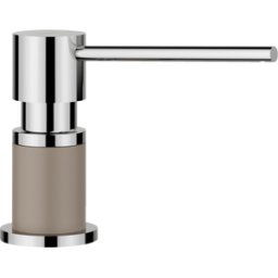Distributeur de liquide vaisselle Blanco 525816 300 ml, SILGRANIT aspect tartufo/ chromé