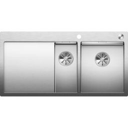 Blanco Claron 6 s-if évier 521645 100x51cm, Inox , droite, télécommande de vidange PushControl