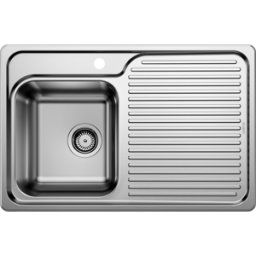 Blanco Classic 40 s évier 511125 78x51cm, Inox satiné brillant, gauche, sans bonde télécommande